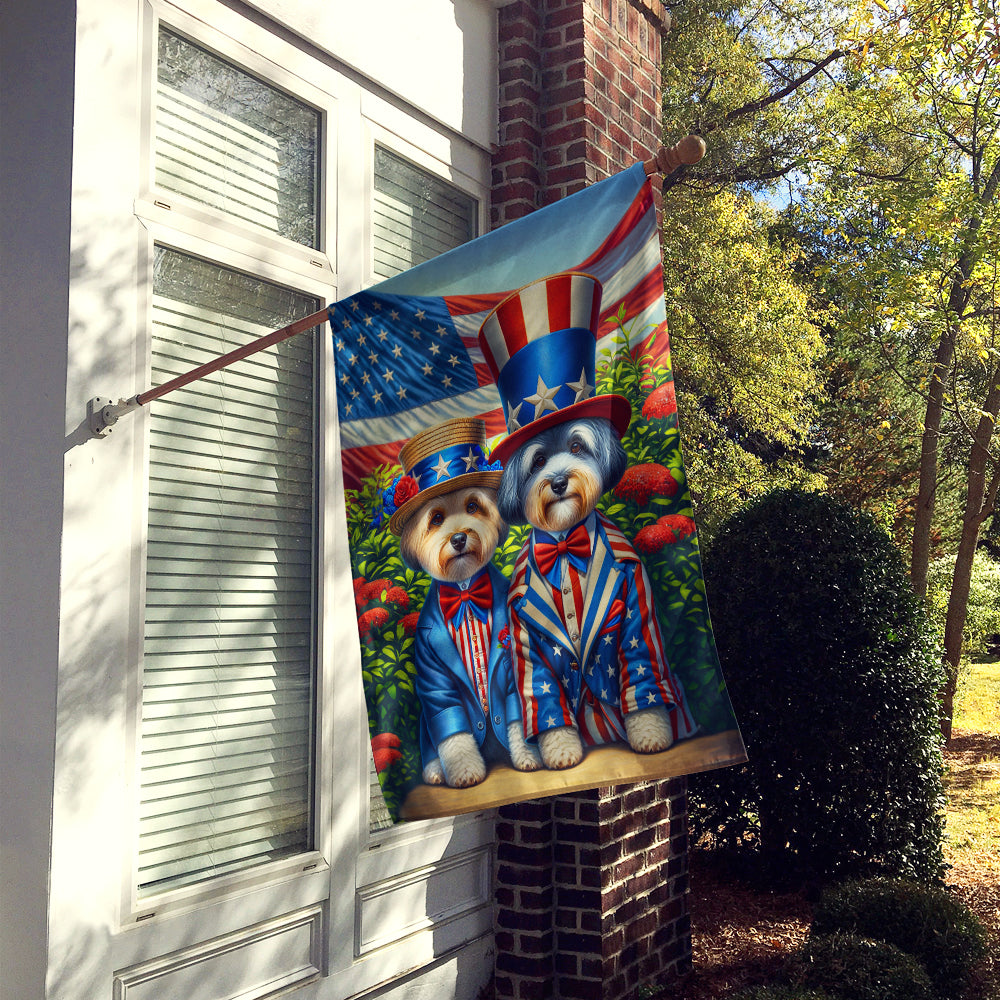 All American Dandie Dinmont Terrier House Flag-1