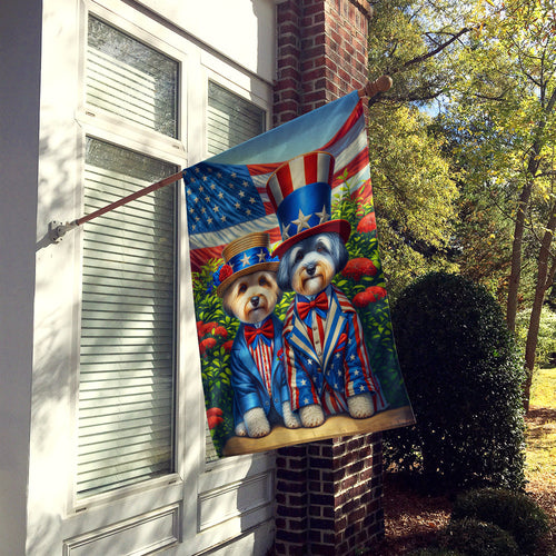 All American Dandie Dinmont Terrier House Flag-1